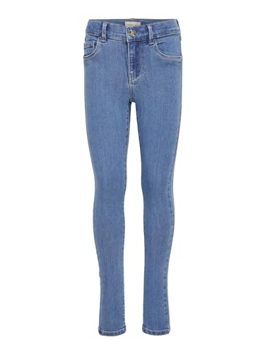 ONLY Mädchen Konrain Life Reg Skinny Bb Bj009 Noos Jeans, Medium Blue Denim, 134 EU von ONLY