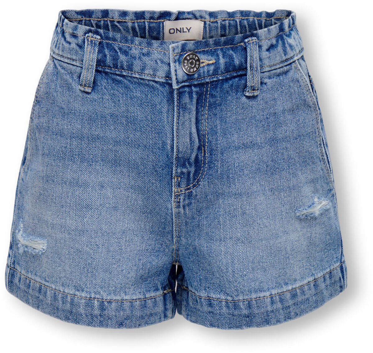 Kids ONLY Short - Kogolivia Loose S/S State Top - 128 bis 164 - für Damen - Größe 158 - blau von Kids ONLY