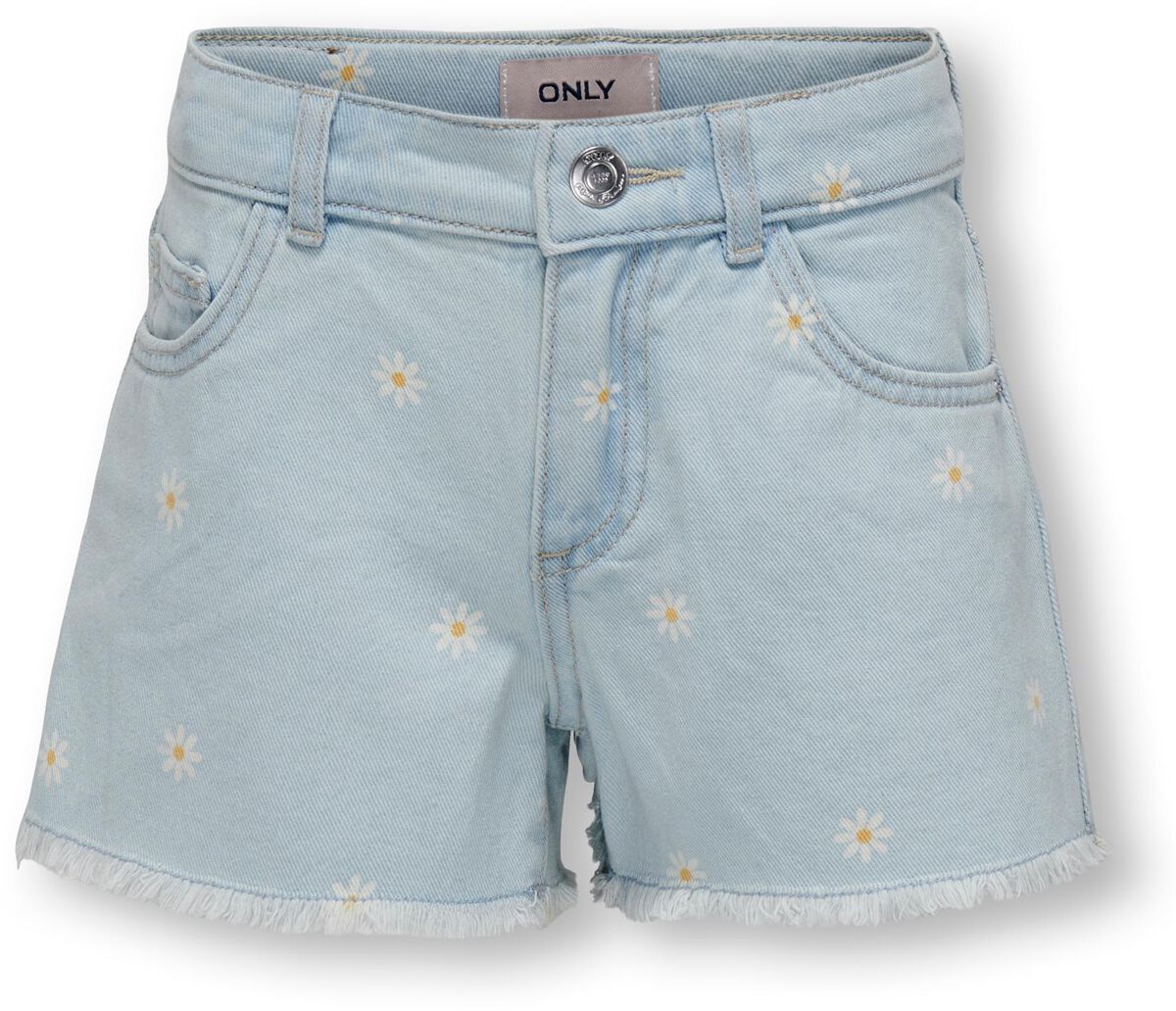 Kids ONLY Short - Kogrobyn Daisy Shorts BJ - 128 bis 164 - für Mädchen - Größe 164 - hellblau von Kids ONLY