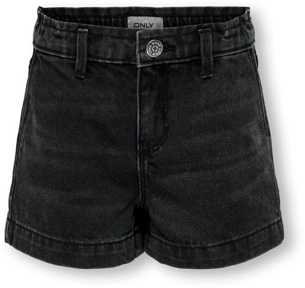 Kids ONLY Short - Kogvenice Pleated DNM Skort BJ - 128 bis 164 - für Damen - Größe 128 - schwarz von Kids ONLY