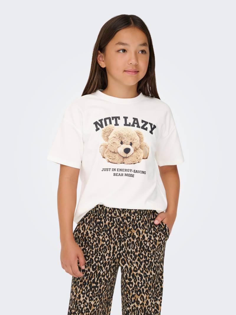 KIDS ONLY Kurzarmshirt "KOGBILLIE S/S LOOSE TEDDY TOP JRS NOOS" von Kids Only