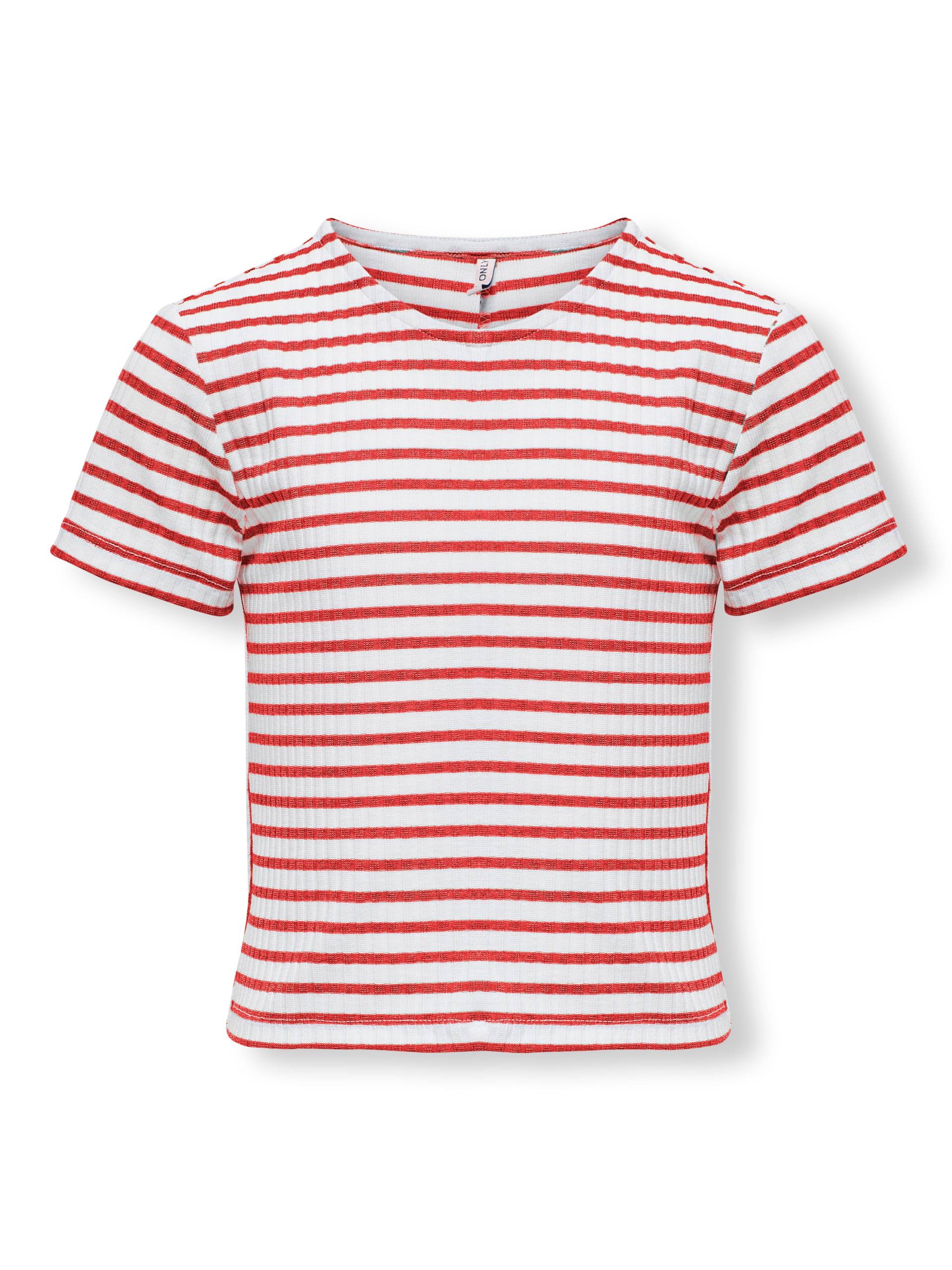 KIDS ONLY Kurzarmshirt "KOGNELLA STRIPED S/S O-NECK TOP JRS" von Kids Only