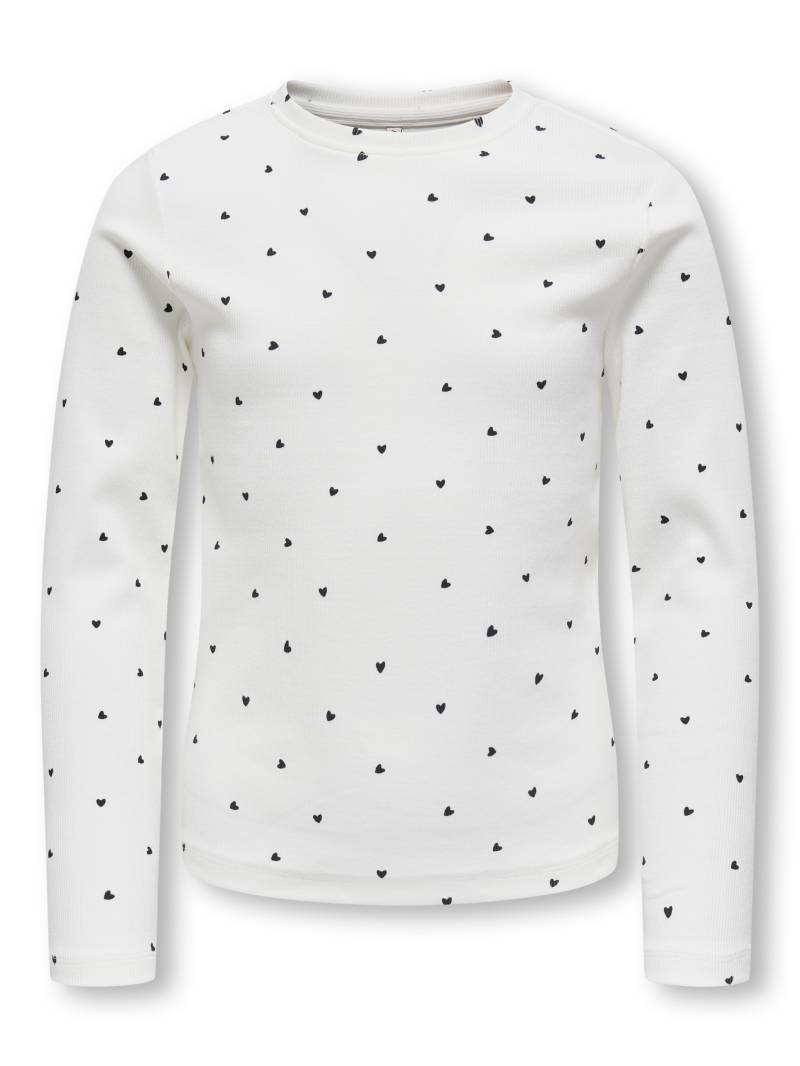 KIDS ONLY Langarmshirt "KOGTRINNY LIFE AOP L/S O-NECK TOP JRS" von Kids Only