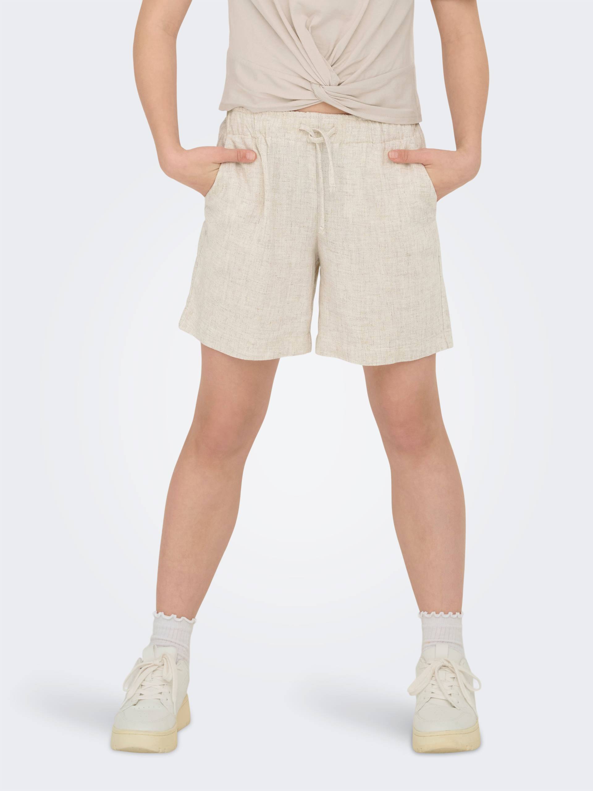 KIDS ONLY Shorts "KOGSIESTA PULL-UP LINEN BLEND SHORTS PNT" von Kids Only