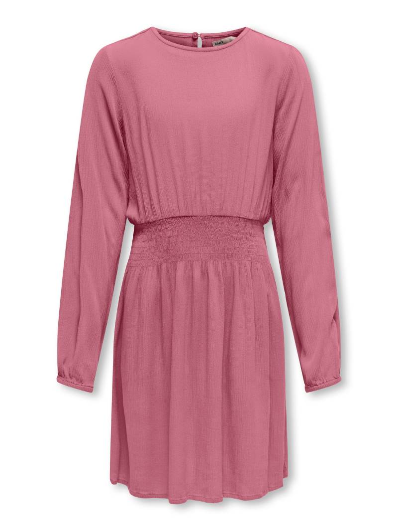 KIDS ONLY Sommerkleid "KOGCORNELIA LIFE L/S SHORT DRESS WVN" von Kids Only