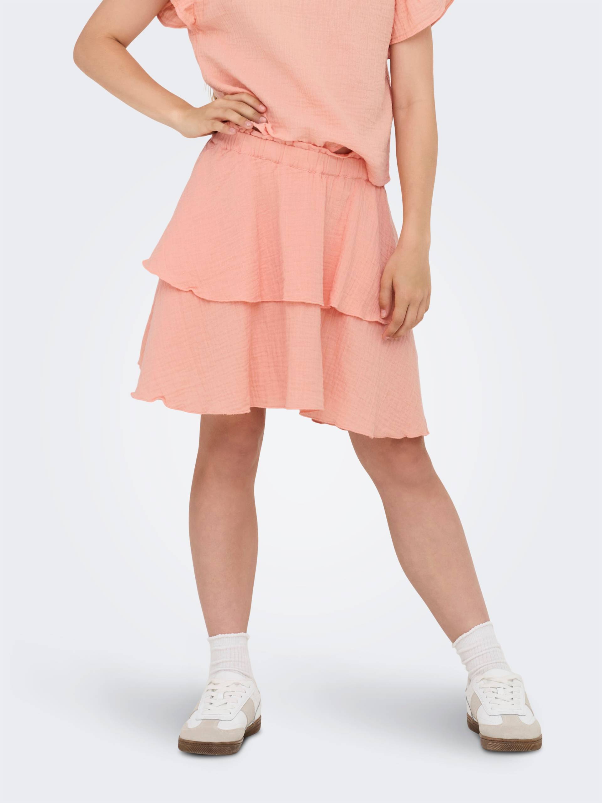 KIDS ONLY Sommerrock "KOGTHYRA LIFE LAYERED SKIRT WVN" von Kids Only