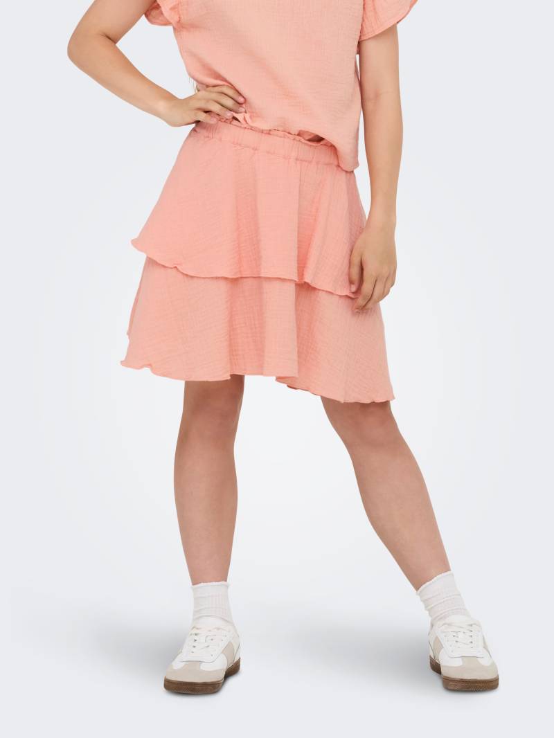 KIDS ONLY Sommerrock "KOGTHYRA LIFE LAYERED SKIRT WVN" von Kids Only