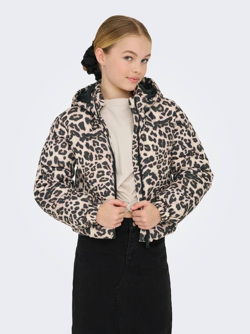 KIDS ONLY Steppjacke "KOGDALIA SHORT PUFFER AOP JACKET CP OTW" mit Kapuze von Kids Only