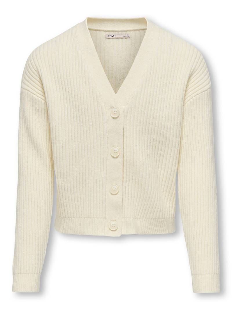 KIDS ONLY Strickjacke "KOGMANDY LS SHORT BOXY CARDIGAN KNT NOOS" in verkürzter Form und mit leicht überschnittenen Schultern von Kids Only