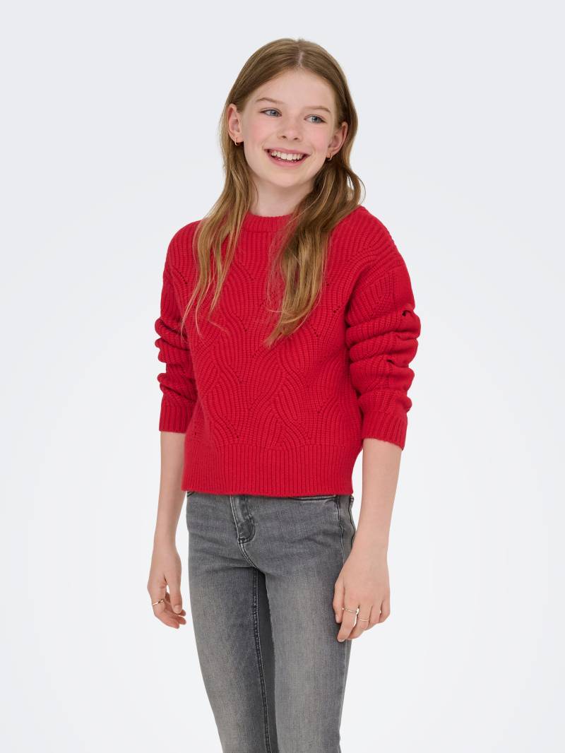 KIDS ONLY Strickpullover "KOGKATIA LS STRUCTURE O-NECK CP KNT" von Kids Only
