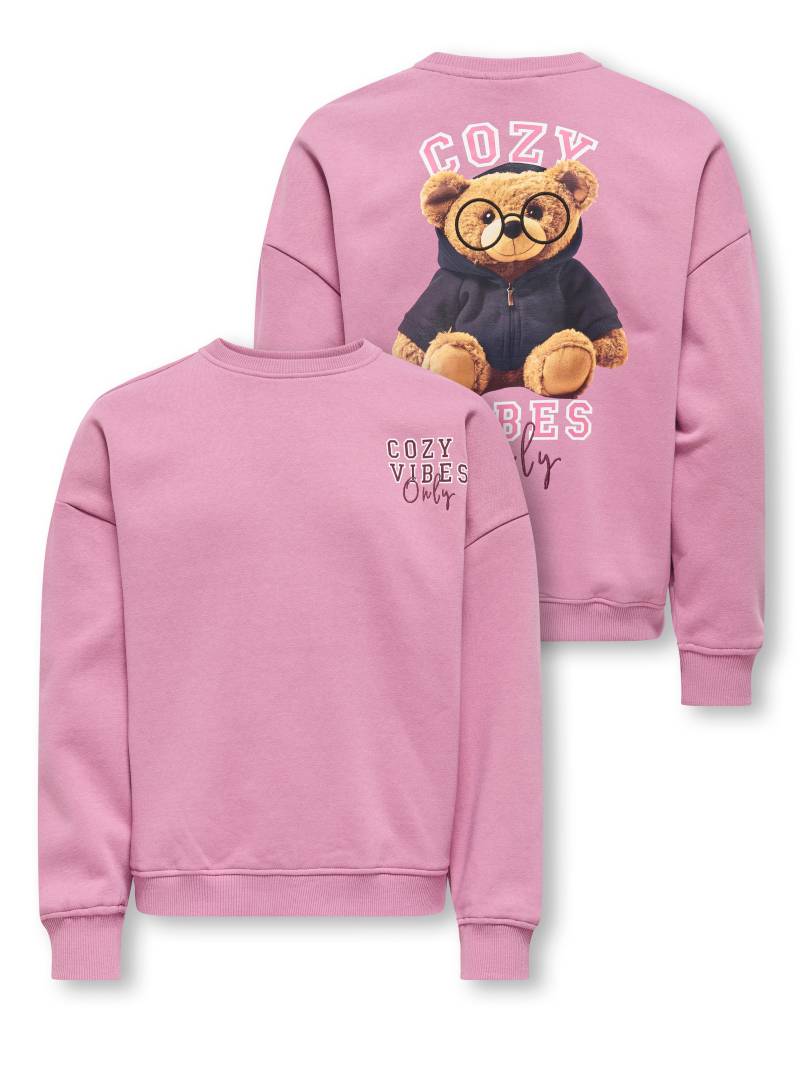 KIDS ONLY Sweatshirt "KOGBILA L/S OVZ BEAR O-NECK SWT NOOS" von Kids Only