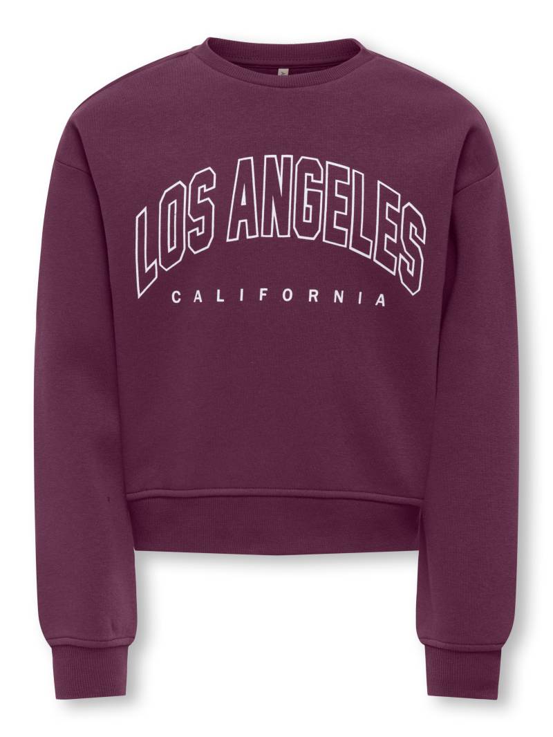 KIDS ONLY Sweatshirt "KOGSWEAT LIFE LS CREW O.SIZE STAT CP SWT" von Kids Only
