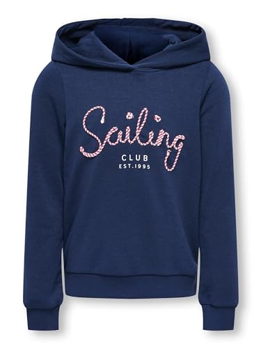 Kids Only Mädchen Kapuzen-Sweatshirt KOGTRUST L/S Sailor Hood, Größe:146/152, Farbe:Naval Academy von Kids Only