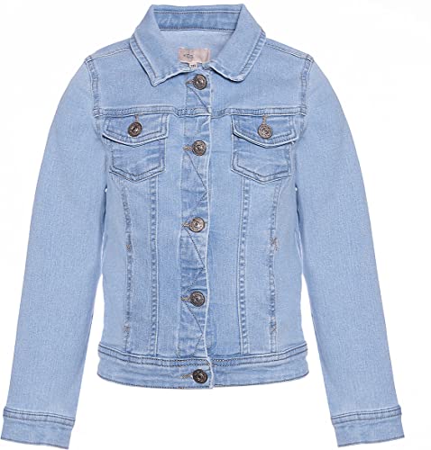 KIDS ONLY Mädchen Konsara Light Blue Dnm Jacket Noos Jacke, Light Blue Denim, 146 EU von ONLY