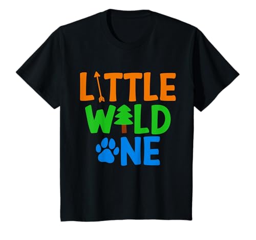 Kids Little Wild One Kleinkind T-Shirt von Kids Outfits for School and Kids Birthday