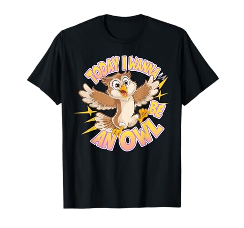 Childrens Today I Wanna Be An Owl T-Shirt | Kids Owl T-Shirt Childrens Today I Wanna Be An Owl T-Shirt | Kids Owl T-Shirt von Kids Owl Shirts for Owl Lovers