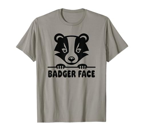 Dachs minimalistisches Tiergesicht Naturdesign für Kinder T-Shirt Dachs minimalistisches Tiergesicht Naturdesign für Kinder T-Shirt von Kids Pets And Animals