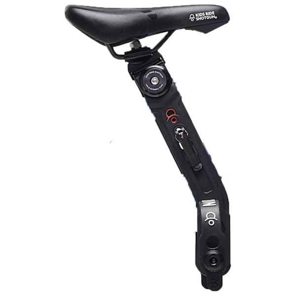 Kids Ride Shotgun - 2.0 MTB Front Kindersitz - Fahrradkindersitz Gr One Size schwarz von Kids Ride Shotgun
