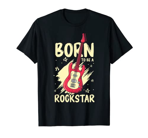 Rockstar Geburtstags-Mädchen mit Rockstar-Motiv für Geburtstagsparty, Musik T-Shirt von Kids Rockstar Birthday Party Supplies