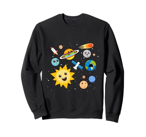 Kinder Sonnensystem – Sonne & Planeten Weltraum Astronomie Geschenk Sweatshirt Kinder Sonnensystem – Sonne & Planeten Weltraum Astronomie Geschenk Sweatshirt von Kids Solar System Designs