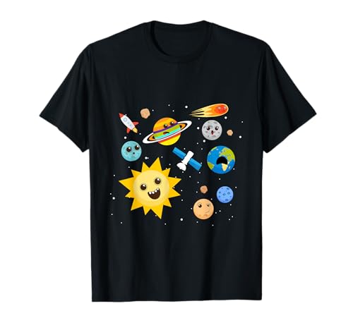 Kinder Sonnensystem – Sonne & Planeten Weltraum Astronomie Geschenk T-Shirt Kinder Sonnensystem – Sonne & Planeten Weltraum Astronomie Geschenk T-Shirt von Kids Solar System Designs