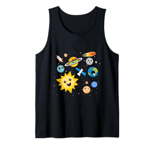 Kinder Sonnensystem – Sonne & Planeten Weltraum Astronomie Geschenk Tank Top Kinder Sonnensystem – Sonne & Planeten Weltraum Astronomie Geschenk Tank Top von Kids Solar System Designs