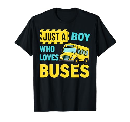 Schulbus-Kostüm für Kinder, nur EIN Junge, der Busse liebt T-Shirt Schulbus-Kostüm für Kinder, nur EIN Junge, der Busse liebt T-Shirt von Kids Toddler Just A Boy Who Loves Buses School Bus