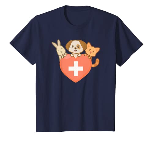 Kinder Tierarzt-Kostüm, Hemd, Verkleidung, Tierarzt-Kostüm für Kinder T-Shirt von Kids Vet Set Shirts