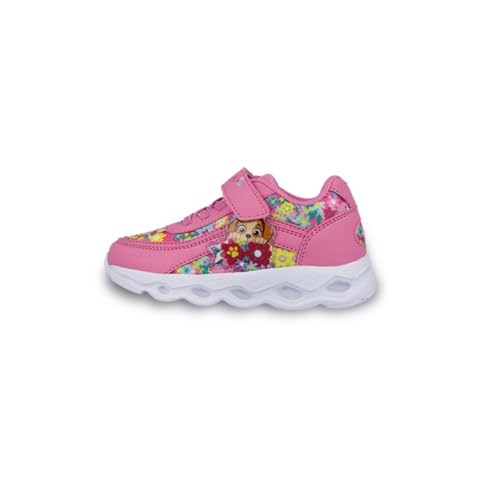 Kids2Go PawPatrol Skye Sneaker mit stylischem Eva-Boden und floralem Print in Pink | Kindergrößen 30 von Kids2Go