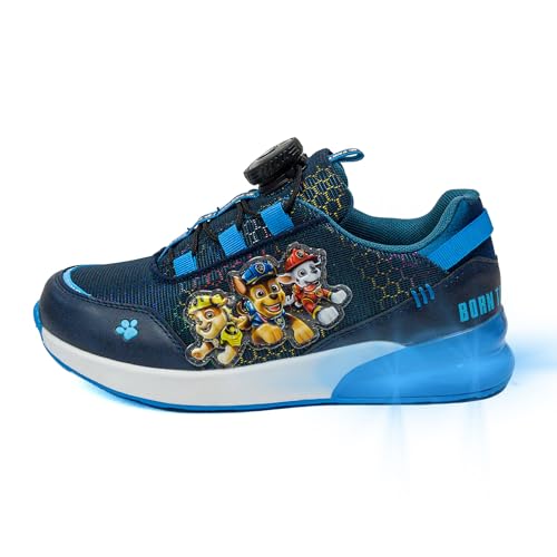 Paw Patrol Jungen Light Up Sneaker mit einem Twist-Verschluss und schimmernden Muster in Größen 31 von Kids2Go