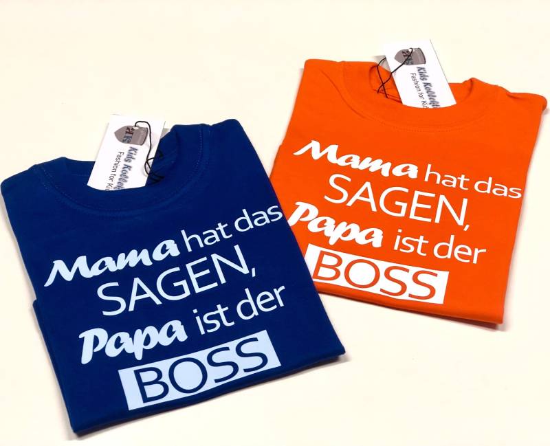 Kinder T-Shirt in 2 Verschiedenen Farben Mit Lustigem Spruch Aus Weichem Leichten Baumwollstoff von KidsKollektion