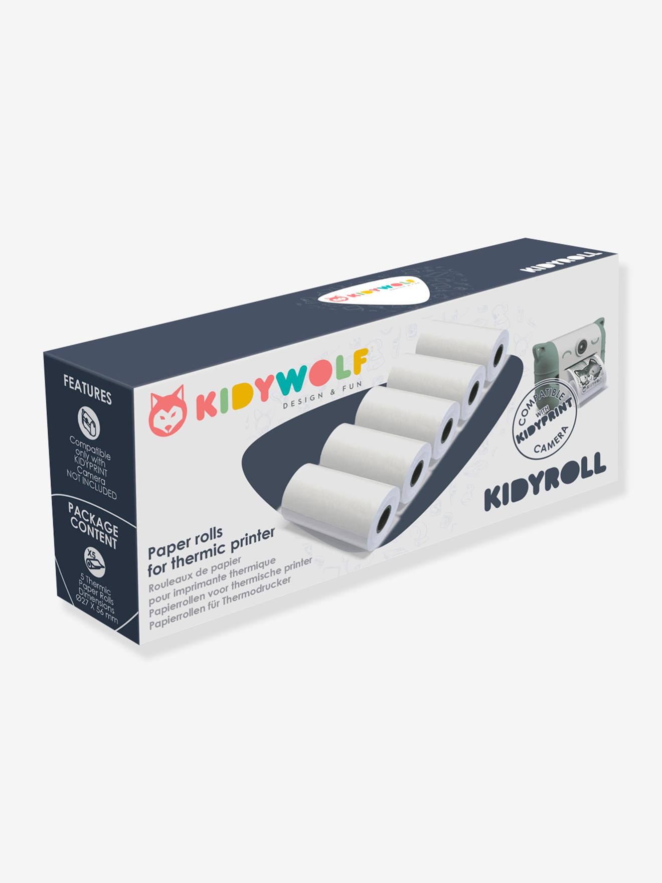 Nachfüllpapier für Sofortbild-Kamera KIDYROLL KIDYWOLF von Kidywolf