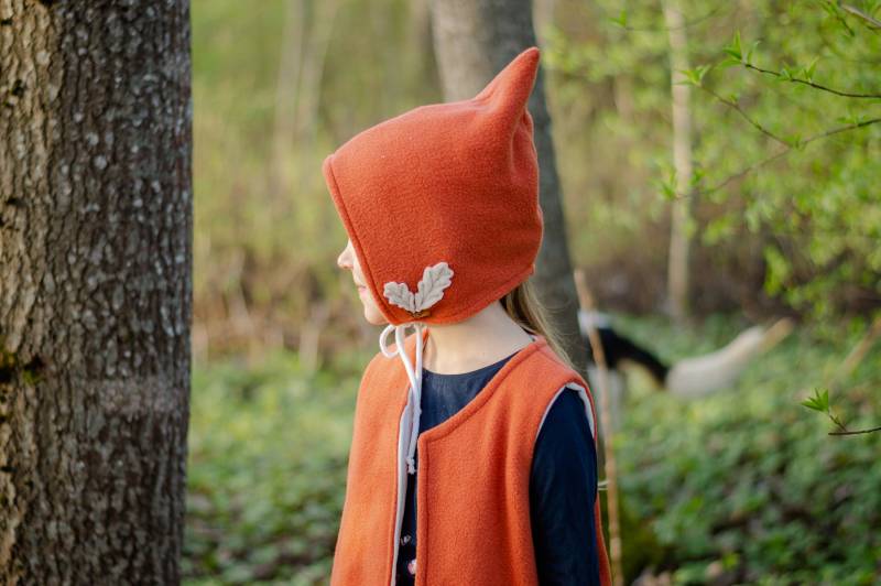 Sofort Lieferbar Pixie Pilz Hut Kupfer Fliegenpilz Herbst Kinder Erwachsene Halloween Kostüm Wald Cosplay von KidzAndCostumes