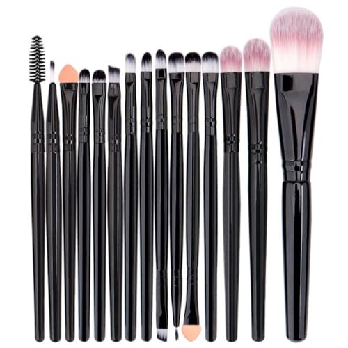 15Pcs Makeup Brushes Set Blending Brush Face Powder Blusher Concealer Lidschatten Lippenstift Make Up Pinsel Set Augen Make-up Pinsel Set Professionelle Make-up Pinsel Set Makeup Pinsel Set Augen Set von KieTeiiK