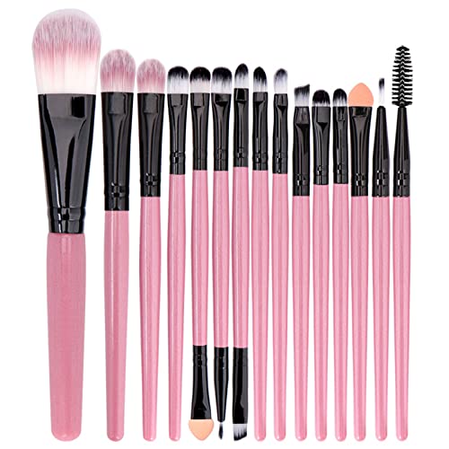 15Pcs Makeup Brushes Set Blending Brush Face Powder Blusher Concealer Lidschatten Lippenstift Make Up Pinsel Set Augen Make-up Pinsel Set Professionelle Make-up Pinsel Set Makeup Pinsel Set Augen Set von KieTeiiK