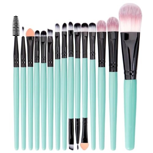 15Pcs Makeup Brushes Set Blending Brush Face Powder Blusher Concealer Lidschatten Lippenstift Make Up Pinsel Set Augen Make-up Pinsel Set Professionelle Make-up Pinsel Set Makeup Pinsel Set Augen Set von KieTeiiK