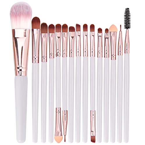 15Pcs Makeup Brushes Set Blending Brush Face Powder Blusher Concealer Lidschatten Lippenstift Make Up Pinsel Set Augen Make-up Pinsel Set Professionelle Make-up Pinsel Set Makeup Pinsel Set Augen Set von KieTeiiK