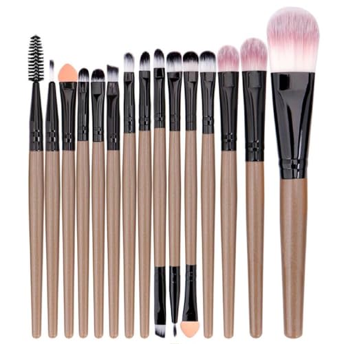 15Pcs Makeup Brushes Set Blending Brush Face Powder Blusher Concealer Lidschatten Lippenstift Make Up Pinsel Set Augen Make-up Pinsel Set Professionelle Make-up Pinsel Set Makeup Pinsel Set Augen Set von KieTeiiK