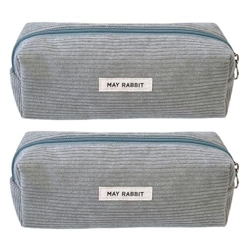 2pcs Große Kapazität Bleistiftbeutel Cord Stift Hülle Multipurpose Beutel Fall Reise Make Up Tasche Für Kindergeschriebener Hartnammern Organisatoren von KieTeiiK