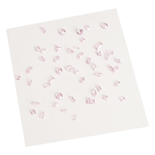 50 Stück Glas Strasssteine ​​für Frauen Mit Spitzem Boden 3D Nagelnägel Kunst Für Nagelhandwerksprojekte Einfach Anzuwendende Nageldekorationen von KieTeiiK