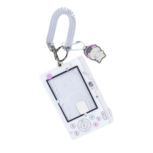 Cartoon Kartenhalter Kreditkartenhülle Deckung Beschützer Mit Dem Anhänger Keychain Acryl Fotokardhalter Für Frau Mädchen Acrylfoto Mit Dem Anhängerschlüsselketten Cartoon Für Frau von KieTeiiK