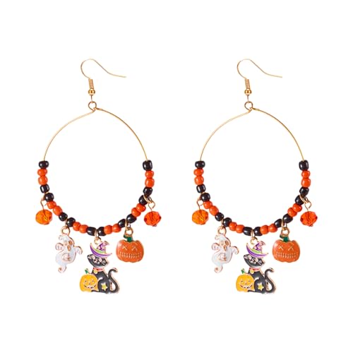 Elegante Schwarze Spinnen Fledermausropfen Ohrringe Leichte Kirsite Goth Halloween Kostüm Schmuckparty Ohrzubehör Handgefertigte Halloween Fledermaus Ohr Ohrhänger von KieTeiiK