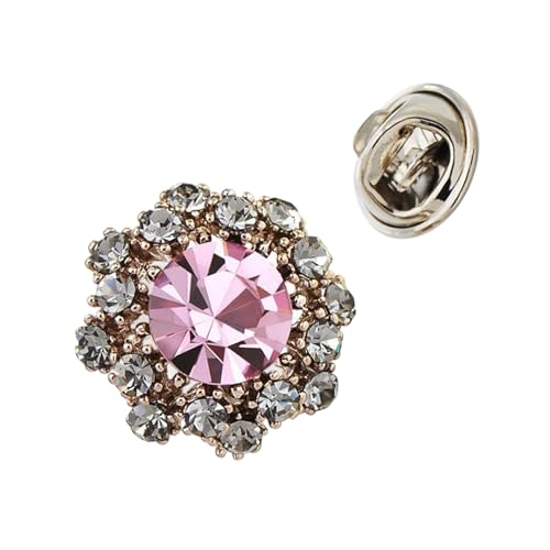 Elegante Strasssteine ​​Brosche Für Abendpartys Sichern Verschluss Lampelstift Leichtes Design Vielseitiges Accessoire Eleganter Kristall Brosche Pin von KieTeiiK