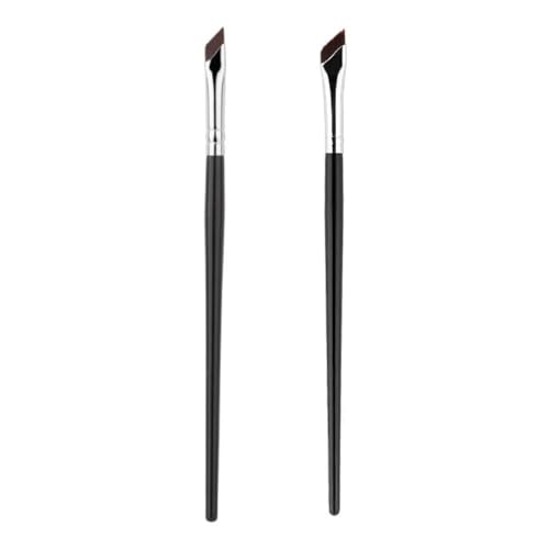 Eyeliner-Pinsel, ultradünn, feiner Winkel, flache Augenbrauenbürste unter den Augen, Make-up-Pinsel, präzise Detail-Pinsel, Brauenpinsel von KieTeiiK