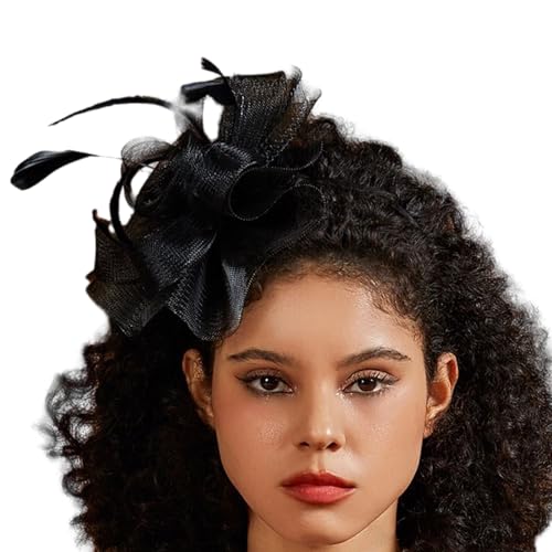 Fascinator Für Frauen Cocktail Tea Party Kopfschmuck Hochzeit Stirnband Haarspange Kopfbedeckung Party Kopfschmuck Für Frauen von KieTeiiK