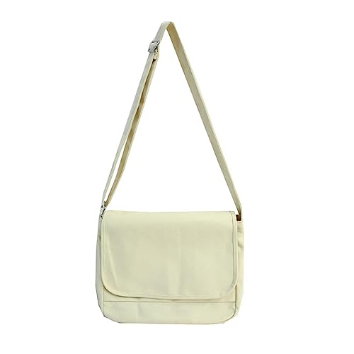 Frauen Lässig Umhängetasche Männer Solid Color Crossbody Student College School Großkapazität Freizeit Messengerbeutel Frauen Feste Farbe Schulter Männer Freizeit Crossbody Student Casual Book von KieTeiiK