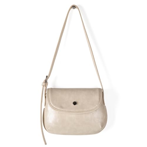Frauen Retro Messengers Tasche PU Leder Schulter Crossbody Bag Koreanische Styles Handtasche Sättel Einfache Einkaufsbetrieben Frauen Retro Messenger PU Leder Schulter Crossbody Einfache Handtasche von KieTeiiK