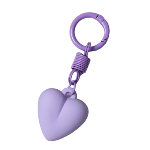 Heart Keyring Koreanische Stile Schlüsselbund Anhänger Autoschlüsselkette Kreative Keyrings Rucksack Hängende Ornamente Tasche Charm Korean Styles Tasche Zauberer Herzwagen Schlüsselring Hängende von KieTeiiK