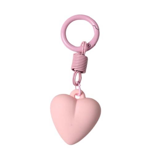 Heart Keyring Koreanische Stile Schlüsselbund Anhänger Autoschlüsselkette Kreative Keyrings Rucksack Hängende Ornamente Tasche Charm Korean Styles Tasche Zauberer Herzwagen Schlüsselring Hängende von KieTeiiK