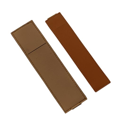 KieTeiiK 2pcs Lederstifthalter Mit Verstellbaren Elastischen Bändern Multifunktional Notebook Stiftclip von KieTeiiK